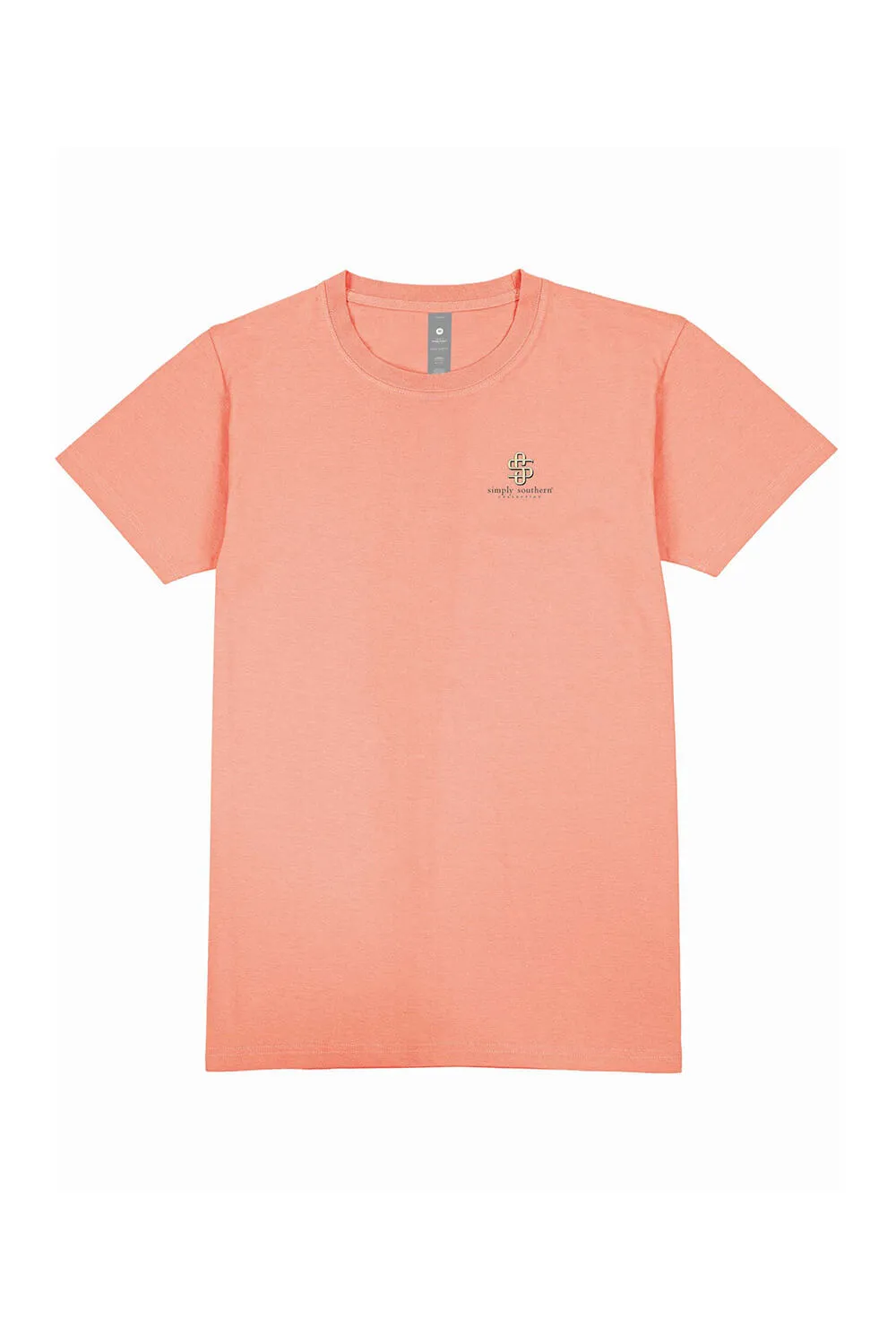 Simply Southern Frog Love Yourself T-Shirt for Women in Peach | SS-FROG-PEACH
