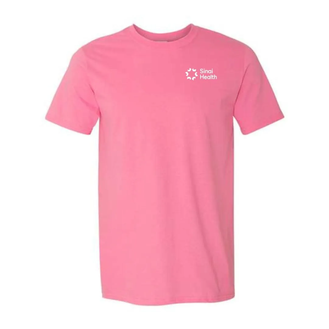 Sinai Health Crew Neck Cotton Tee (Azalea Pink)