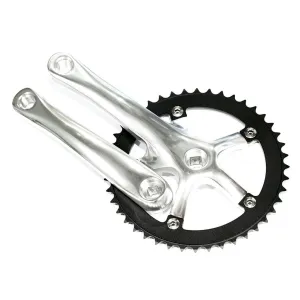 Single Speed Crankset - 130BCD - Silver