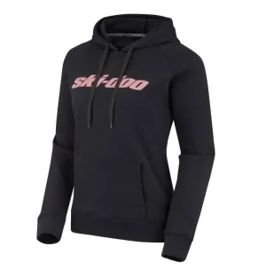 SKI-DOO SIGNATURE PULLOVER WOMENS HOODIES - BLACK XS