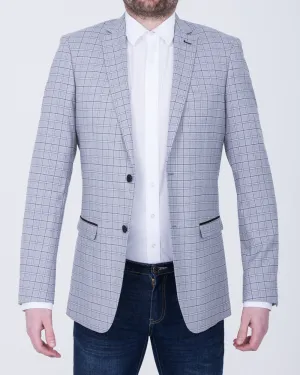 Skopes Brook Checked Blazer (silver/grey)