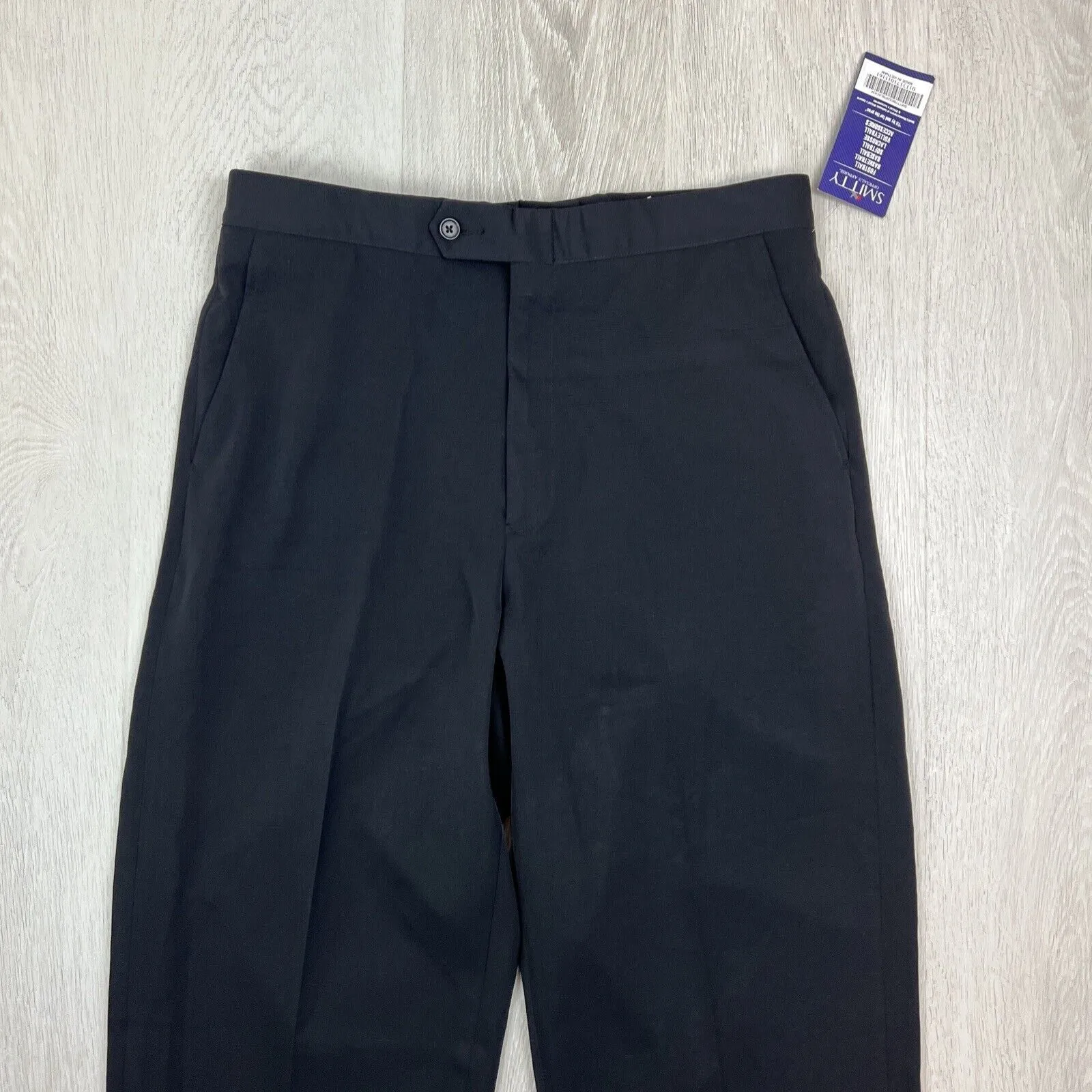 Smitty Basketball Officials Pants Black Size 34 Unfinished Inseam (New)