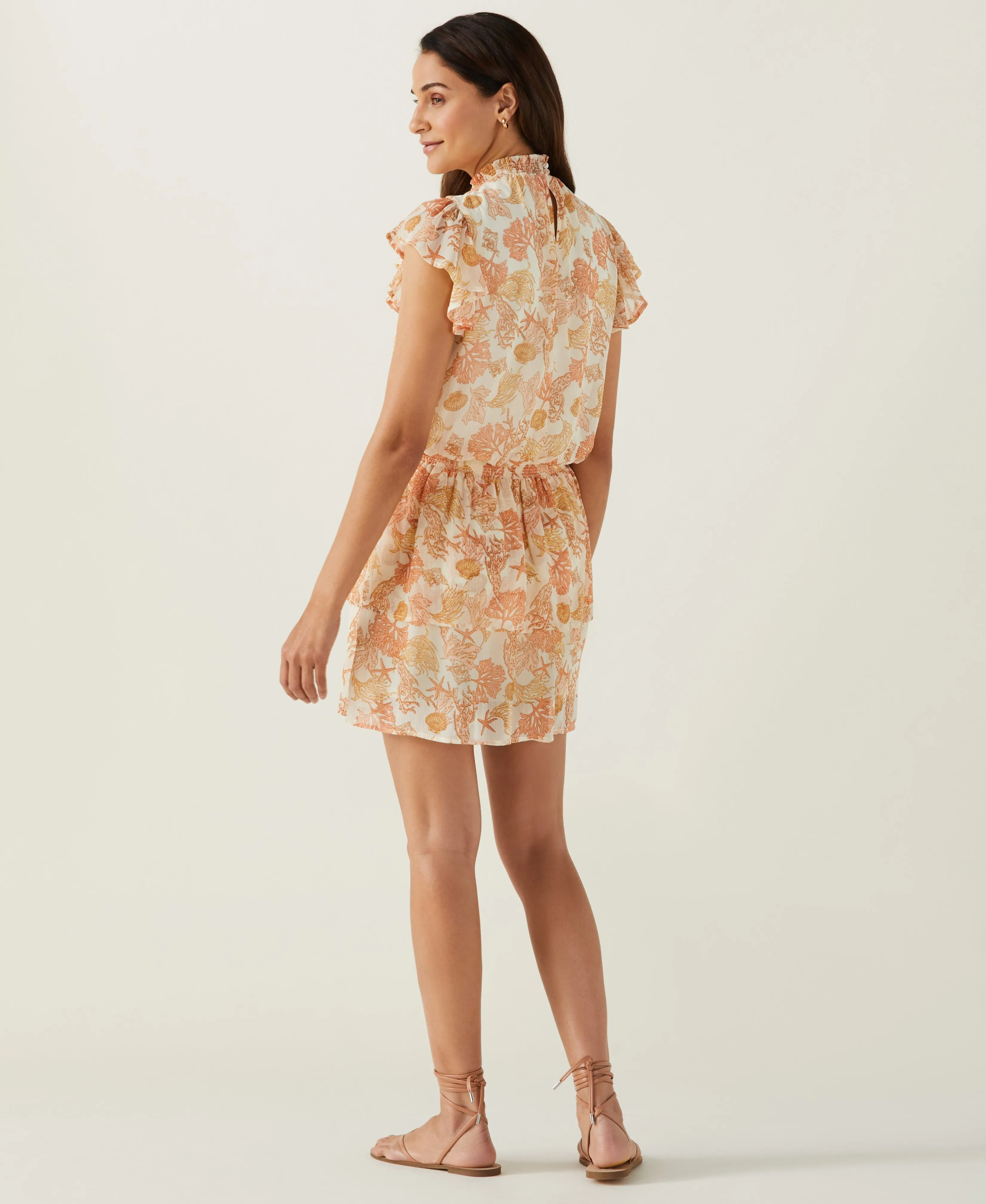 Smocked Dropped Waist Dress
