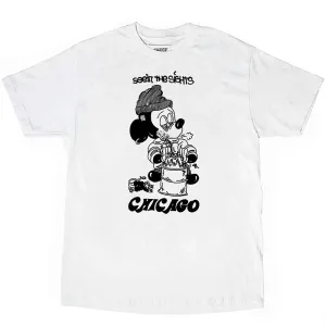 Snack Seein' The Sights Chicago Tee White