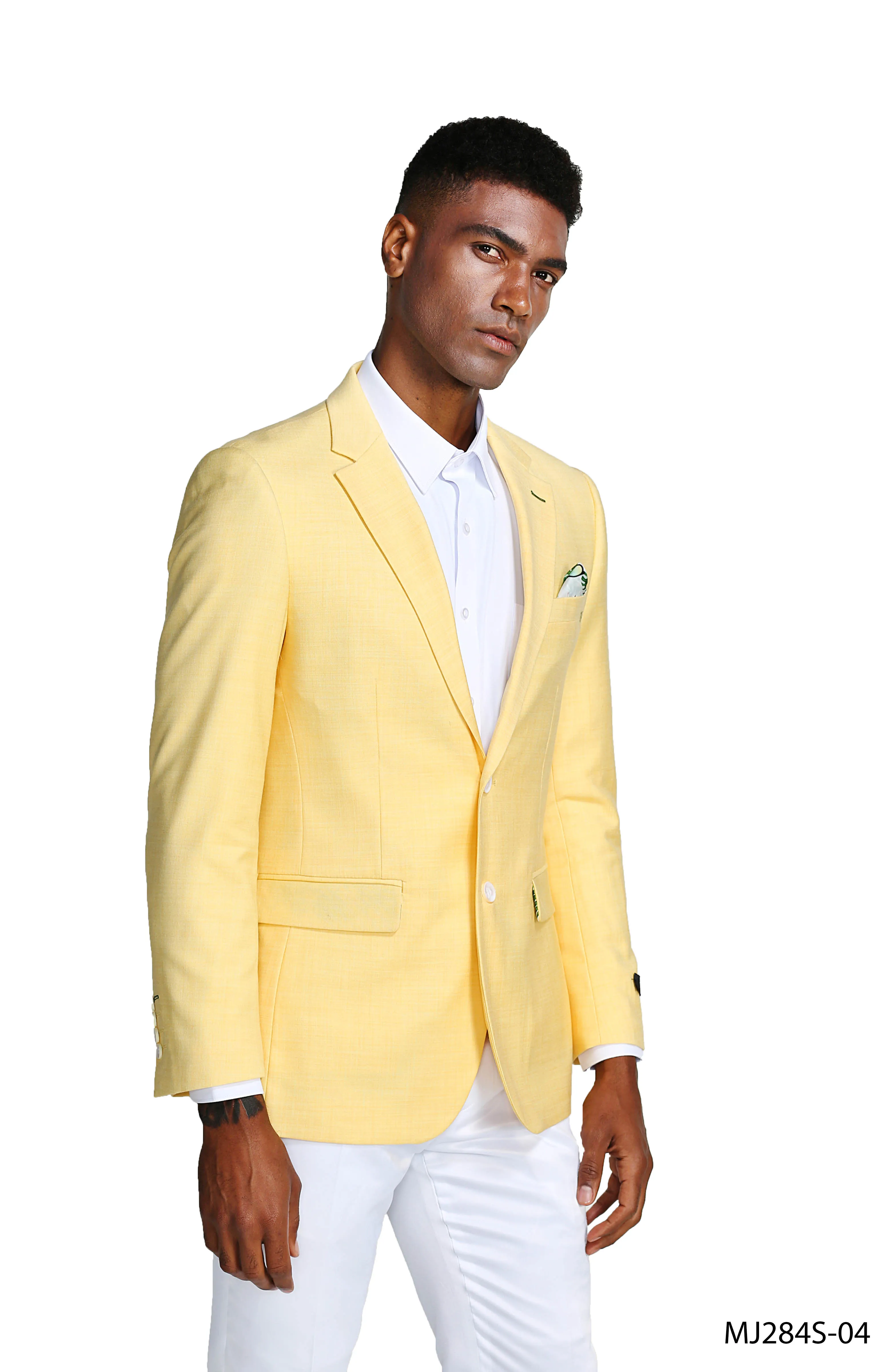 Solid Linen Look Notch Lapel Blazer Jacket