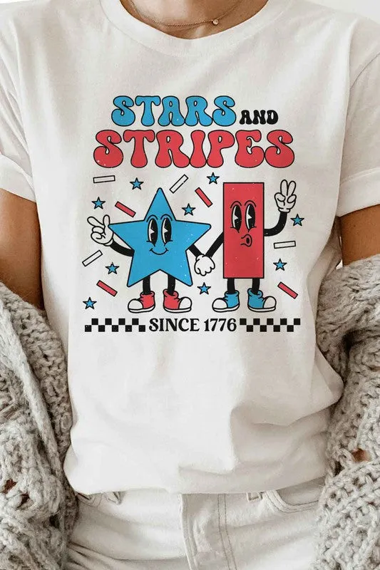 STARS AND STRIPES USA GRAPHIC TEE / T-SHIRT