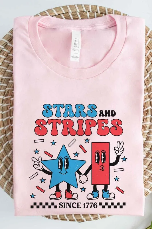 STARS AND STRIPES USA GRAPHIC TEE / T-SHIRT