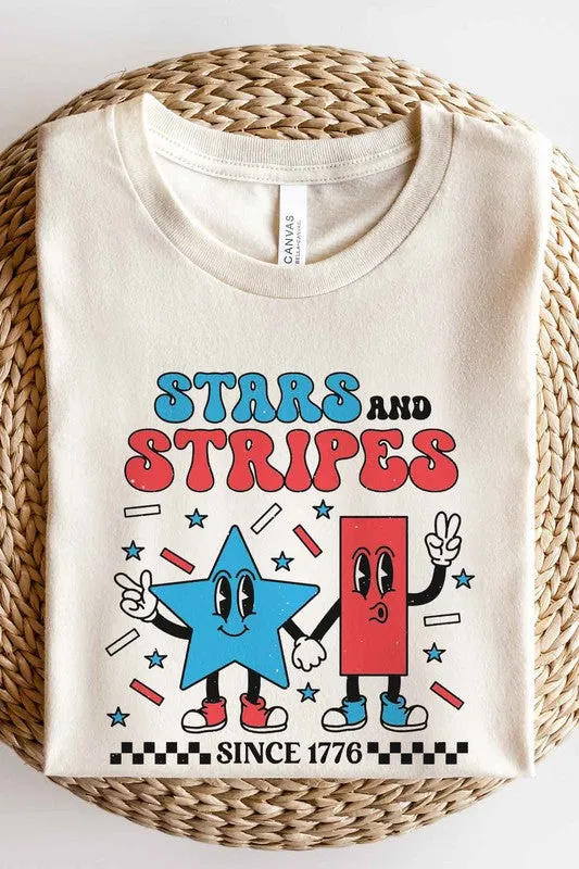 STARS AND STRIPES USA GRAPHIC TEE / T-SHIRT