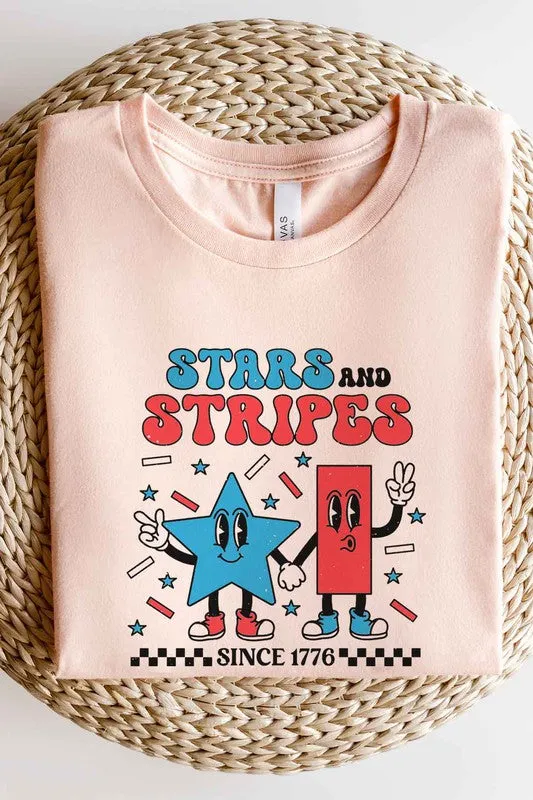 STARS AND STRIPES USA GRAPHIC TEE / T-SHIRT