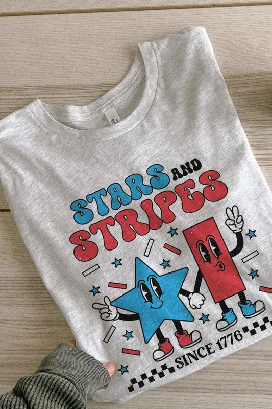 STARS AND STRIPES USA GRAPHIC TEE / T-SHIRT