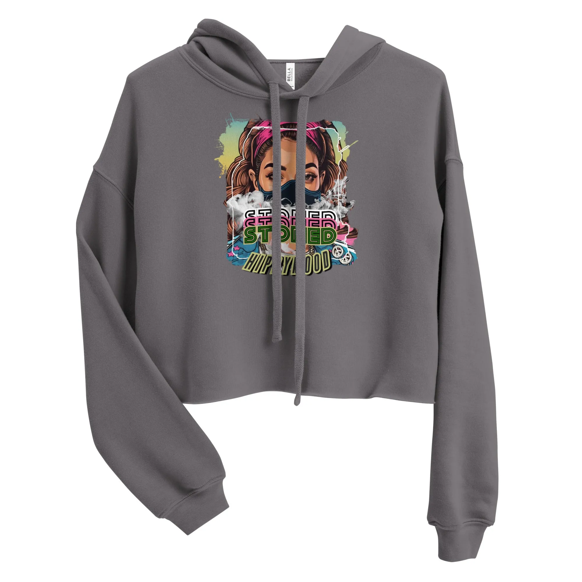 Stoned Crop Pullover Hoodie