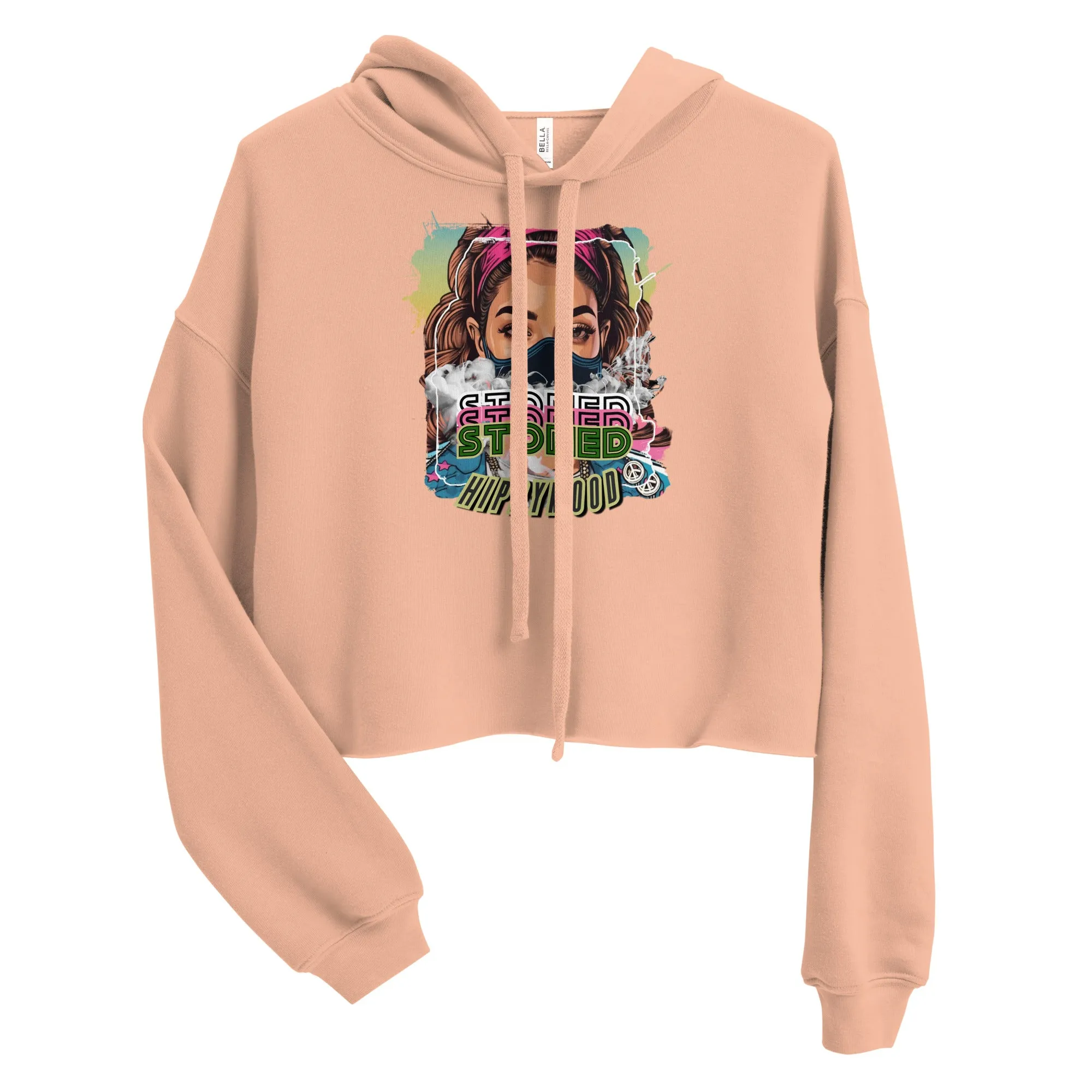 Stoned Crop Pullover Hoodie