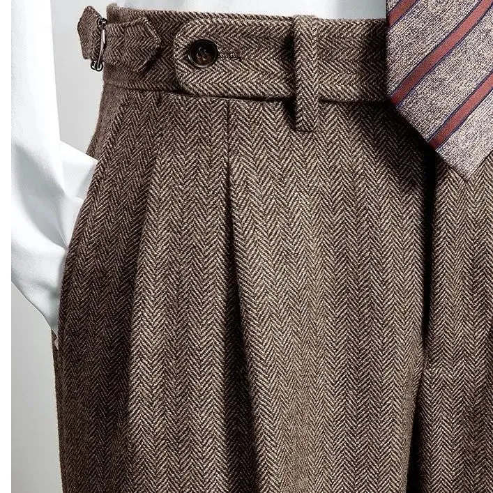 SummitWear Hochbund-Wollhosen für Herren
