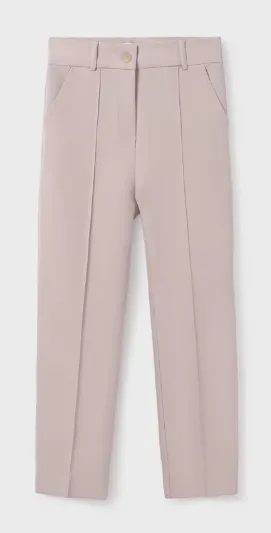 Tan Crepe Pants