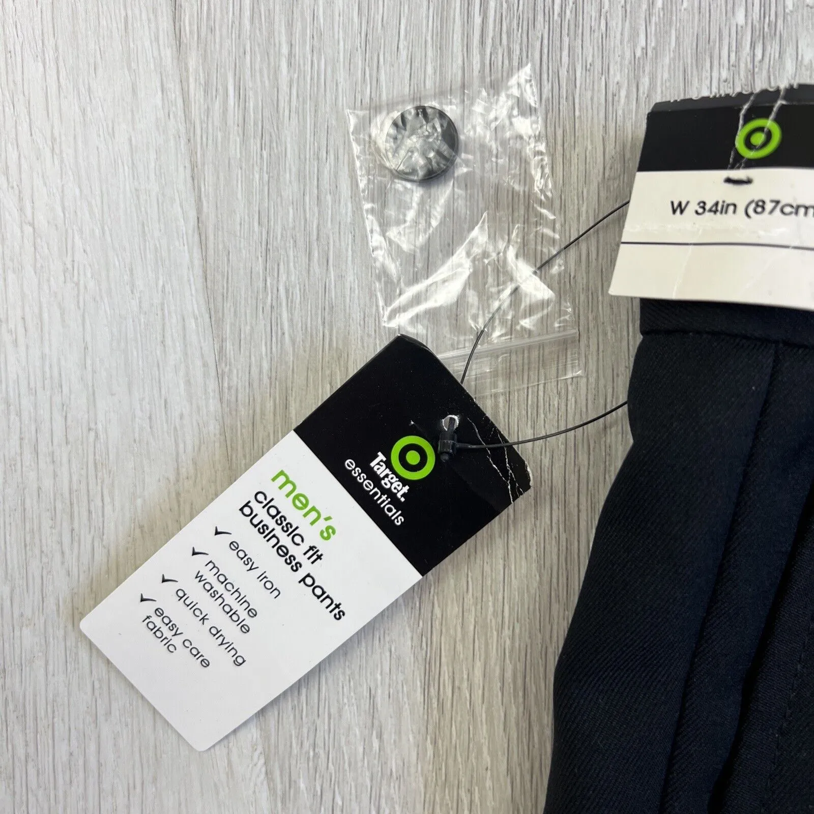 Target Mens Classic Cut Business Pants Suit Pants Size 34 (NEW)