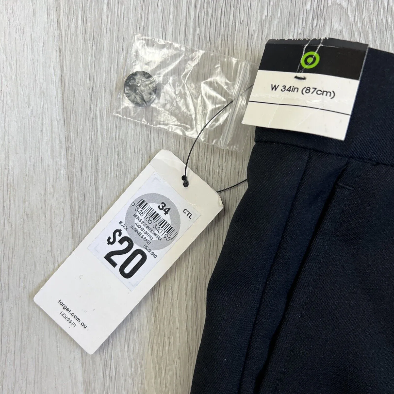 Target Mens Classic Cut Business Pants Suit Pants Size 34 (NEW)