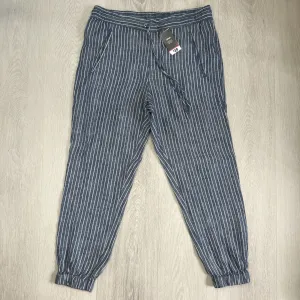 Target Womens Linen Jogger Stripe Size 12 (new)