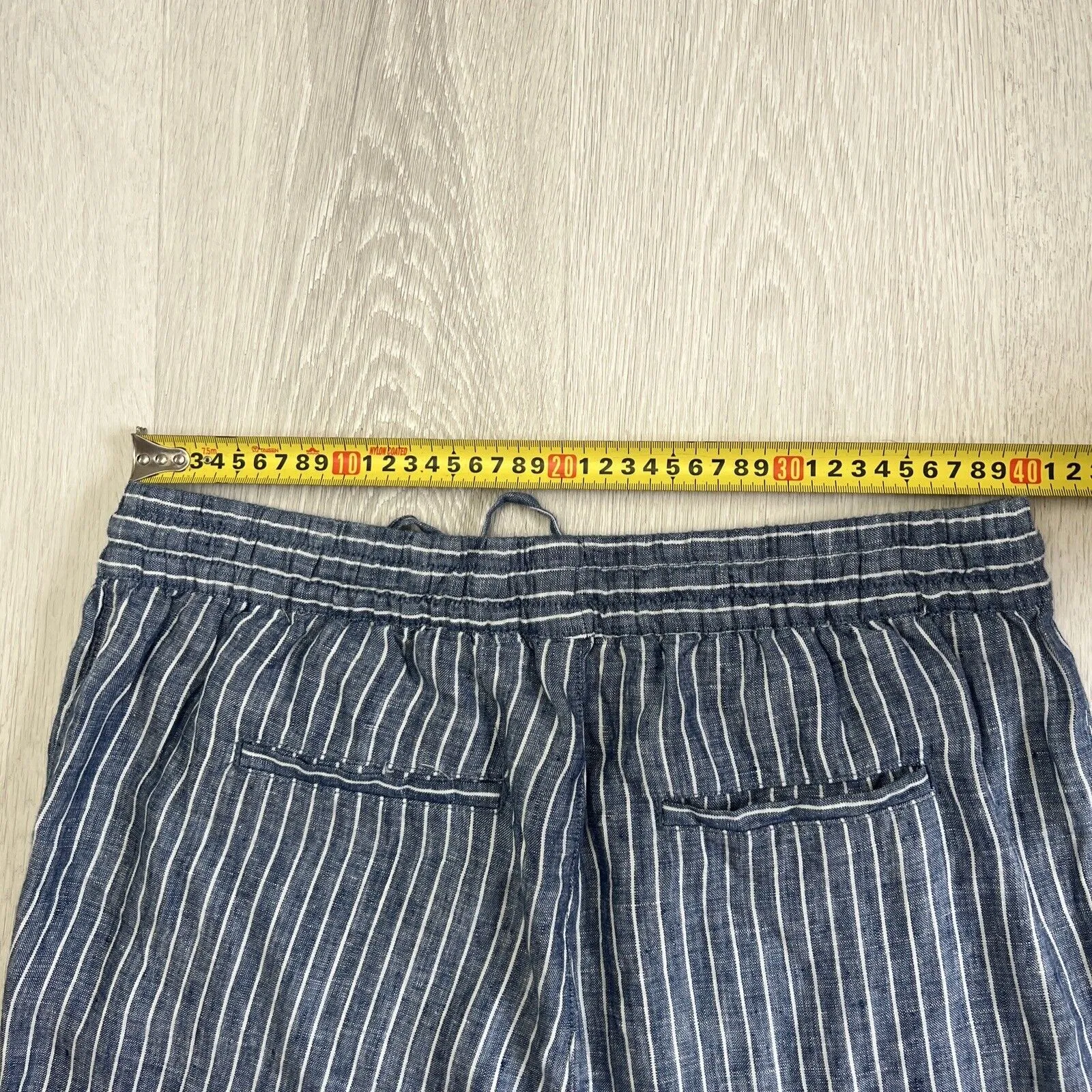 Target Womens Linen Jogger Stripe Size 12 (new)