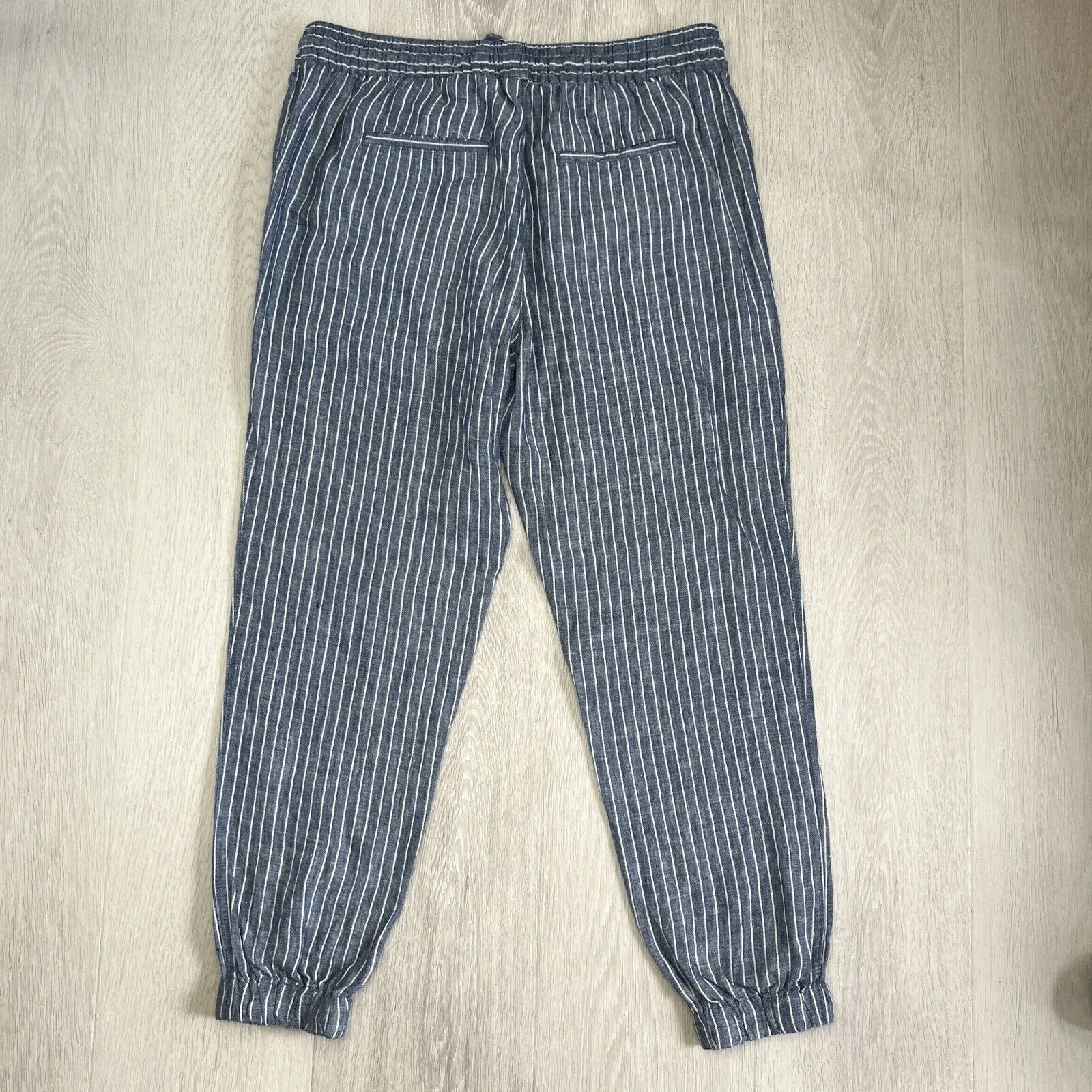 Target Womens Linen Jogger Stripe Size 12 (new)