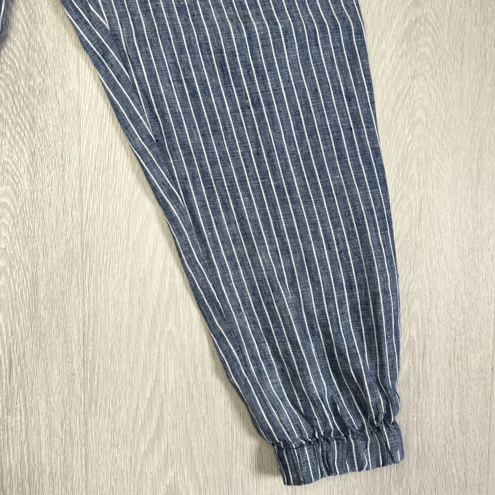 Target Womens Linen Jogger Stripe Size 12 (new)