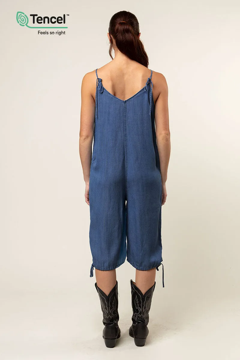 Tencel™  Adjustable Loose Bloomer Romper