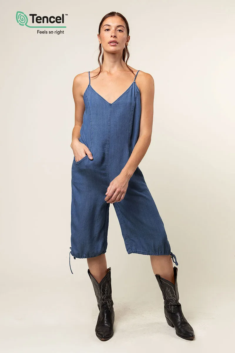 Tencel™  Adjustable Loose Bloomer Romper
