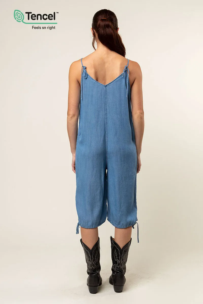 Tencel™  Adjustable Loose Bloomer Romper