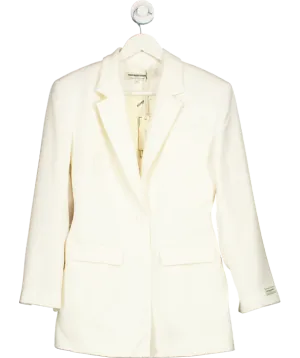 The Giving Movement Cream Re-form100 Blazer UK M