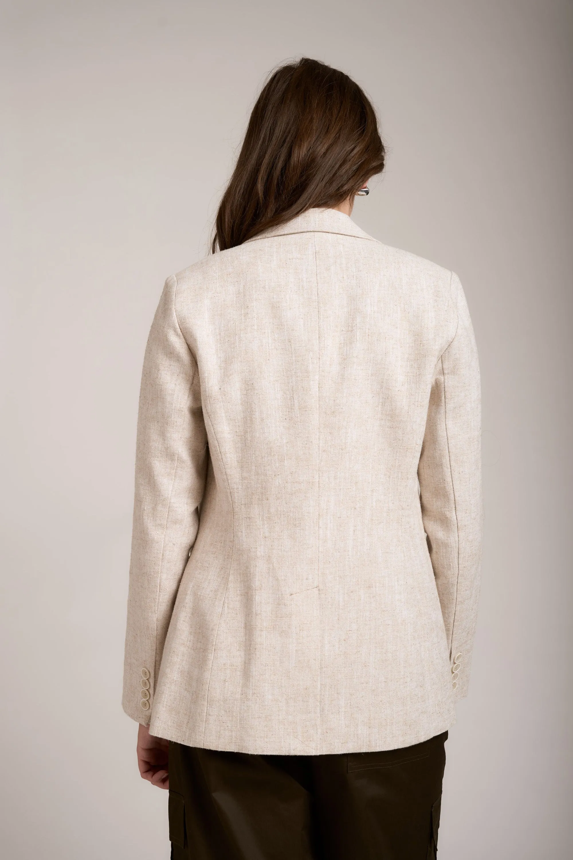 The Linen Blend Blazer