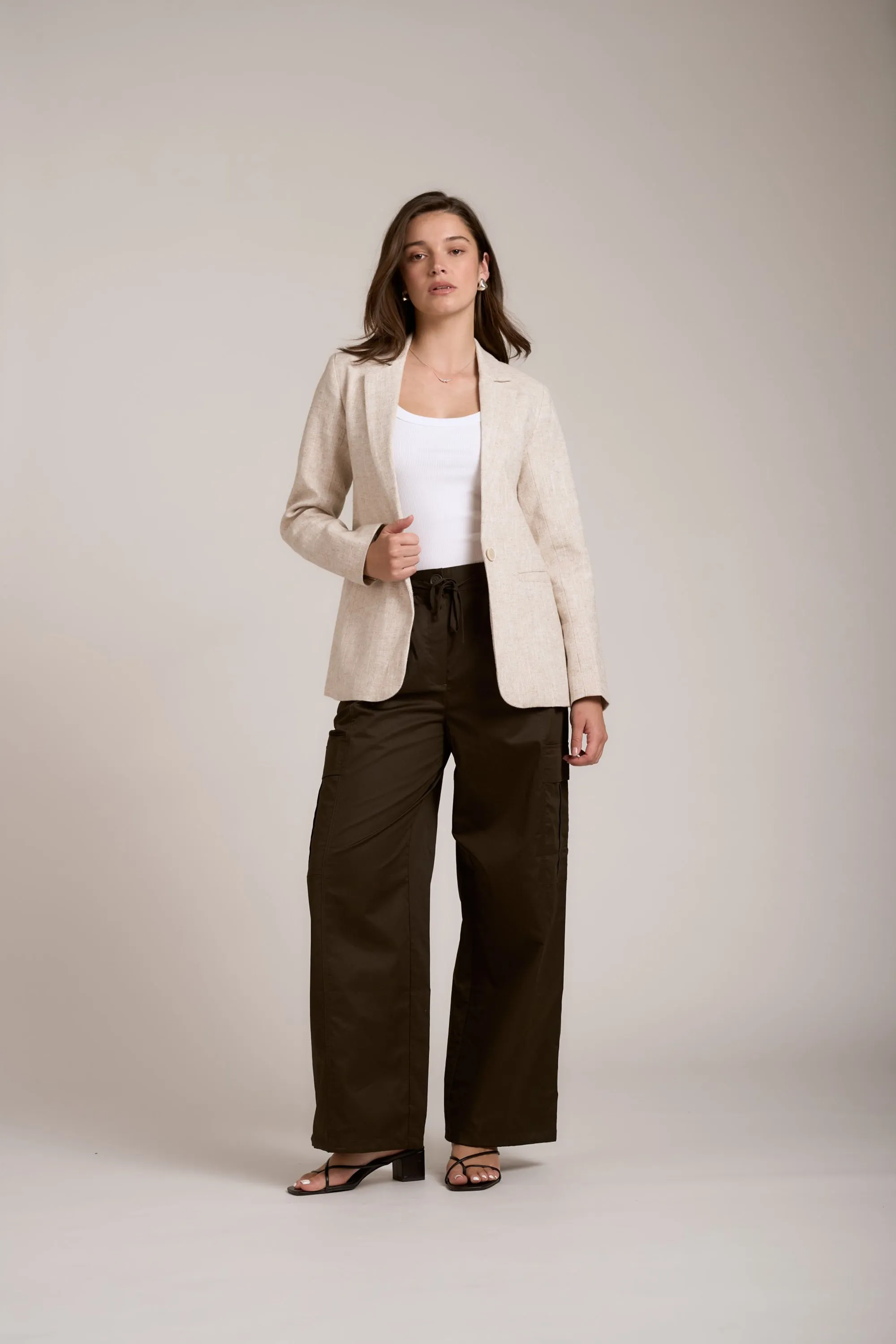 The Linen Blend Blazer