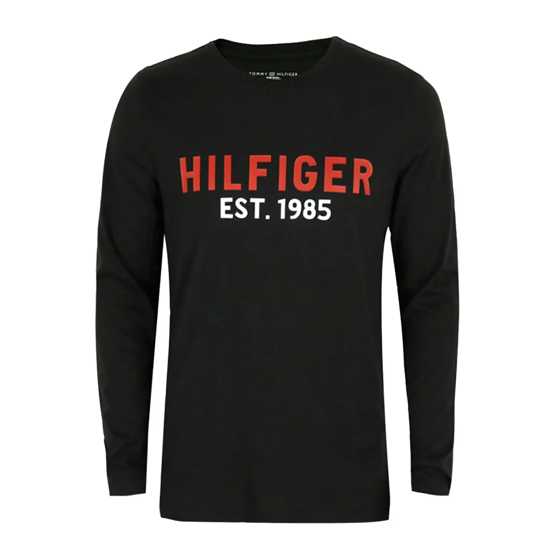 Tommy Hilfiger Men's Crew Neck Long Sleeve Graphic Tee Shirt