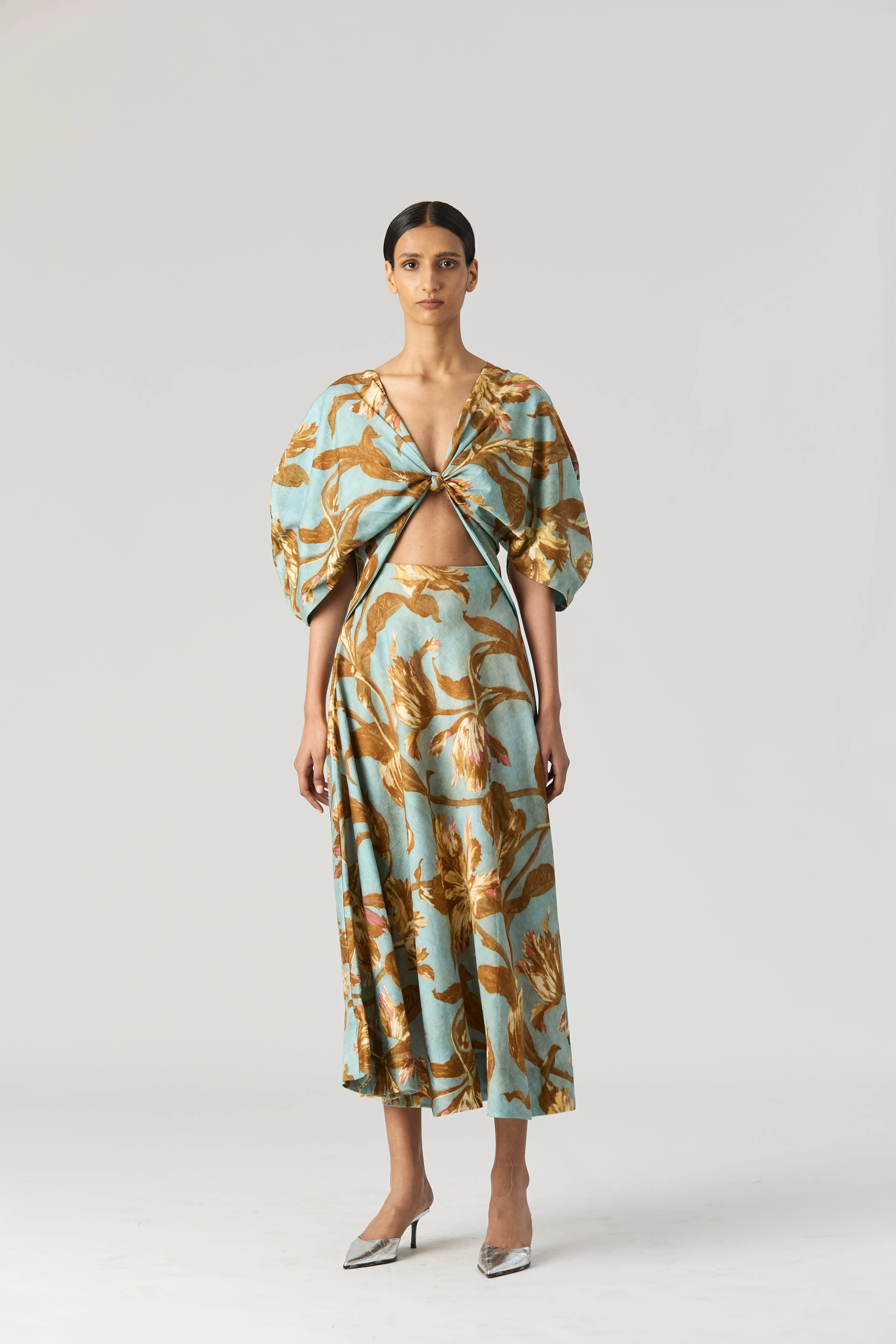 Trevi Front Knotted Dress