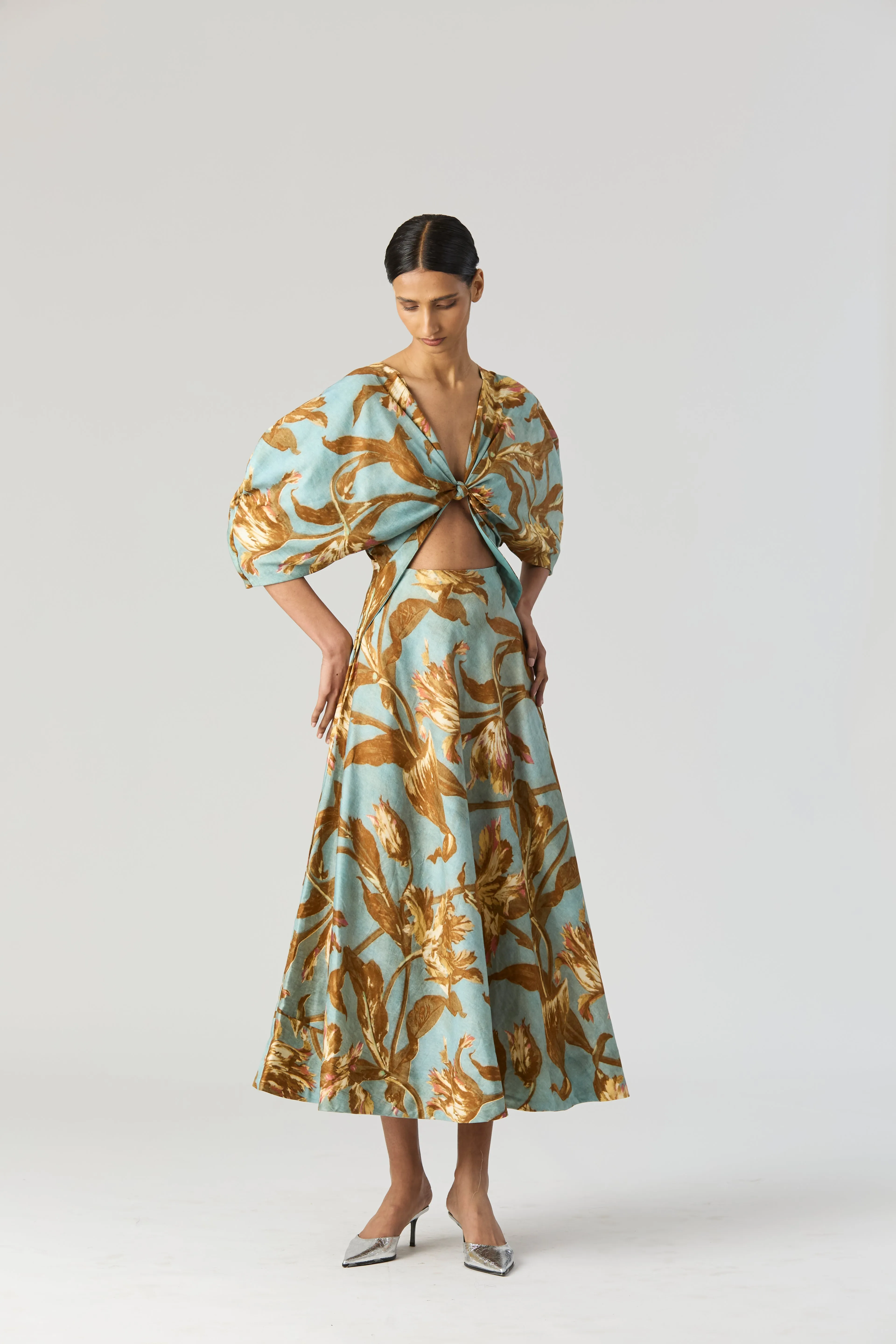 Trevi Front Knotted Dress