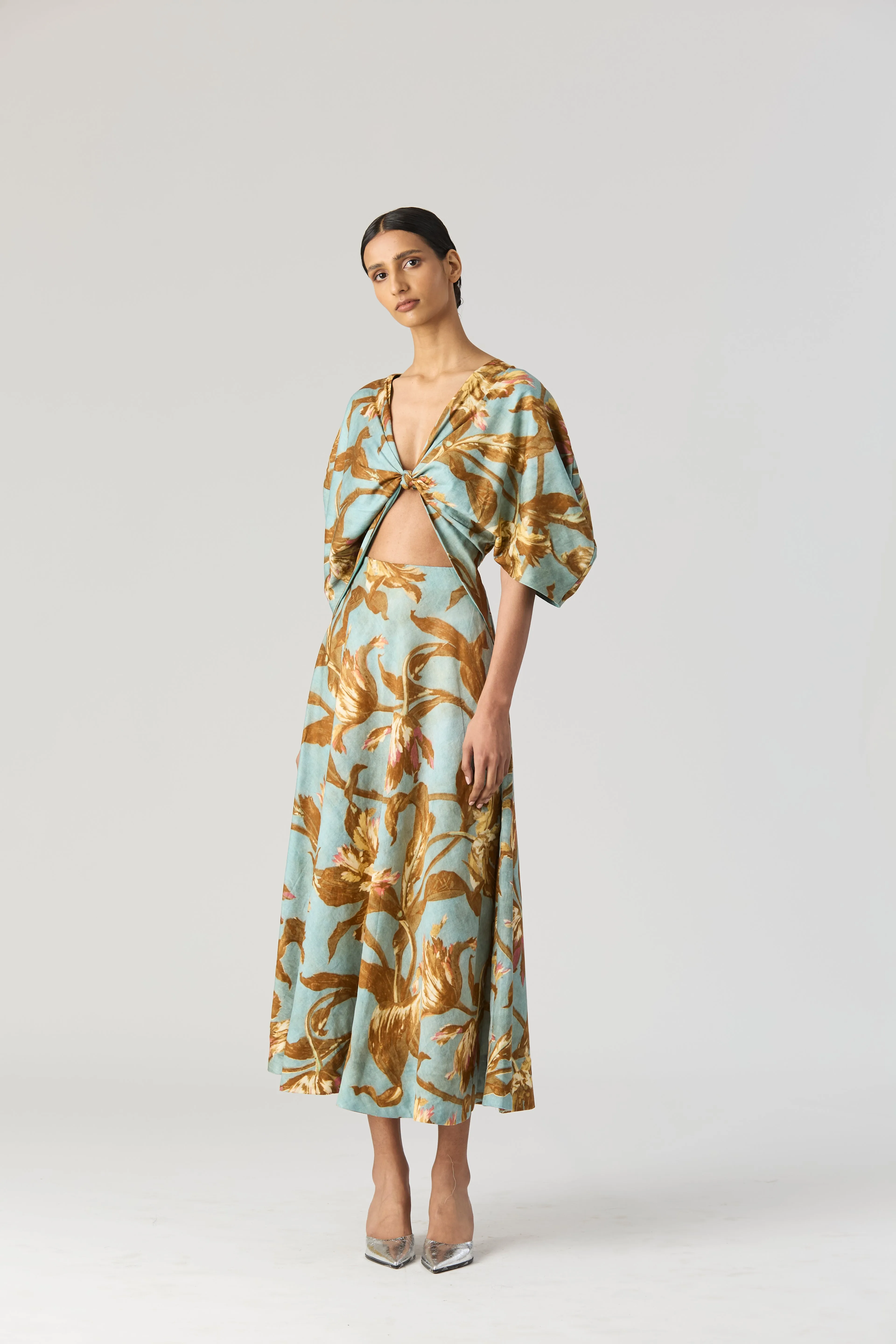 Trevi Front Knotted Dress