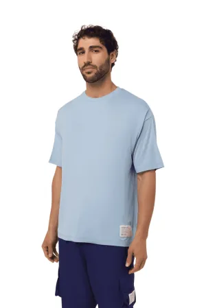 TRIBE OF 6 ASKEL BAMBOO OVERSIZED SHORT SLEEVE T-SHIRT WITH PRINTED BACK