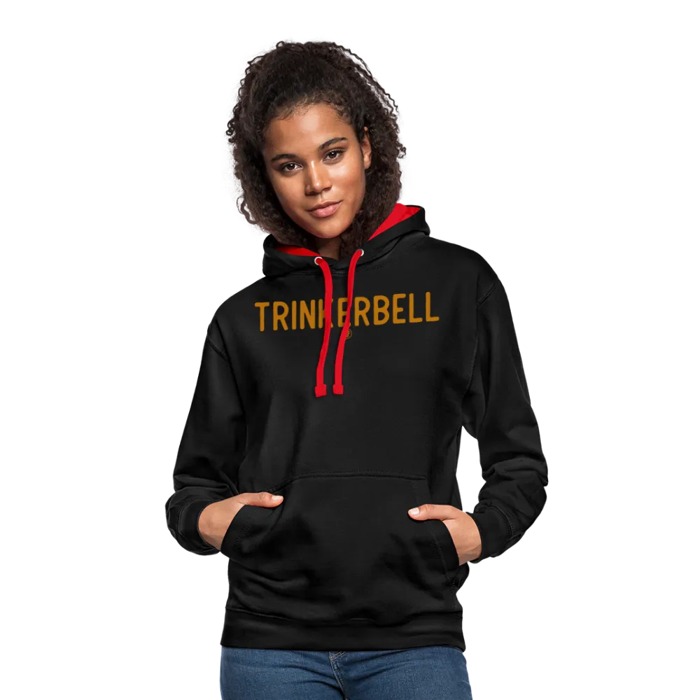 Trinkerbell - Kontrast-Hoodie