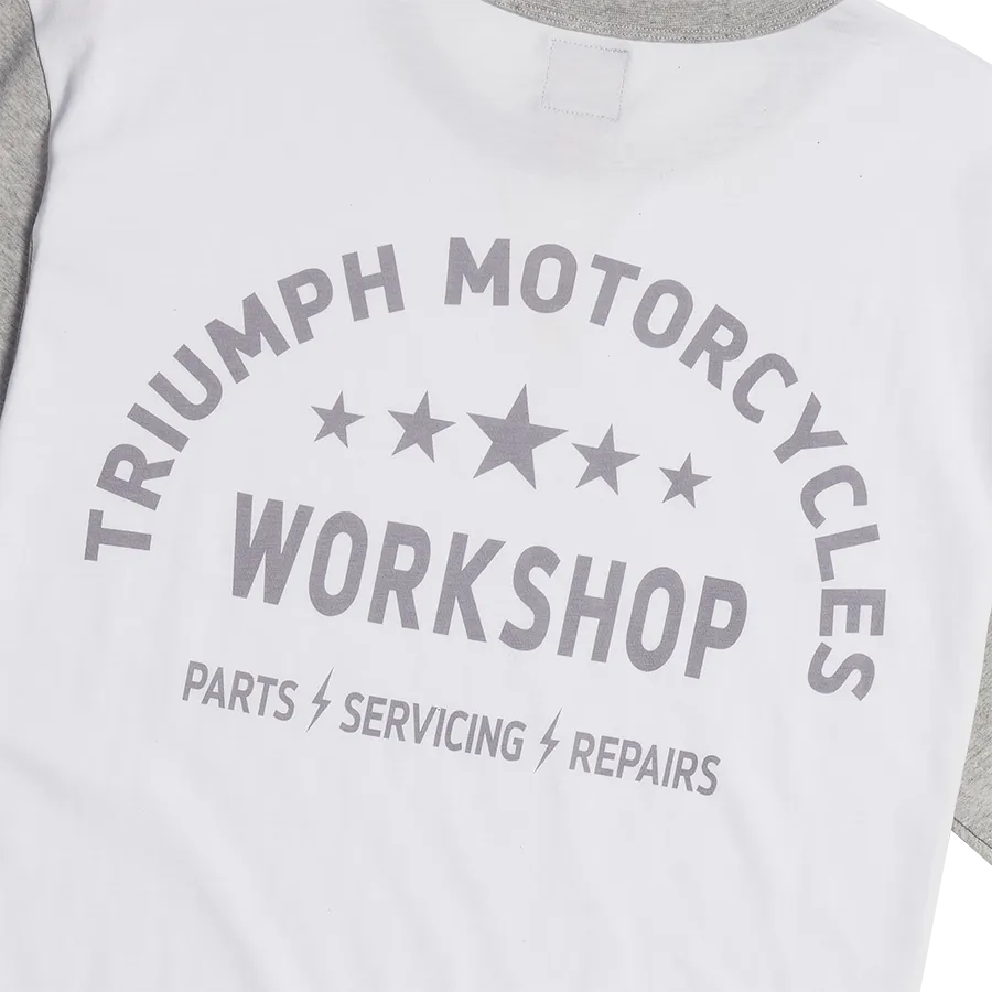 Triumph Fenland T-Shirt - White/Grey Marl