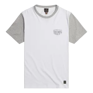 Triumph Fenland T-Shirt - White/Grey Marl