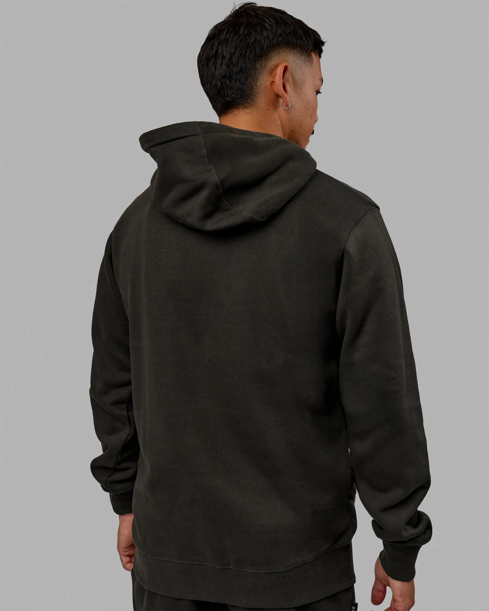 Unisex Structure Hoodie - Pirate Black-Black