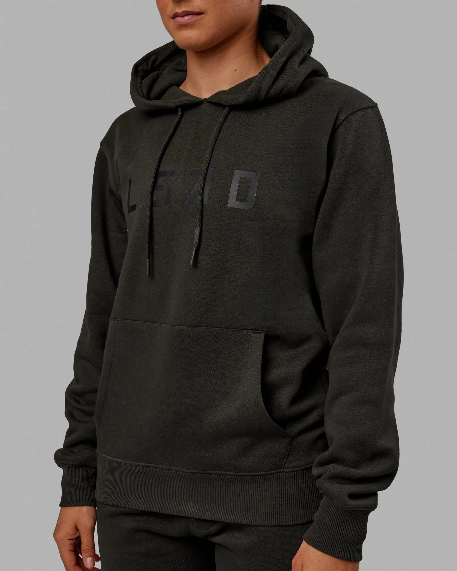 Unisex Structure Hoodie - Pirate Black-Black