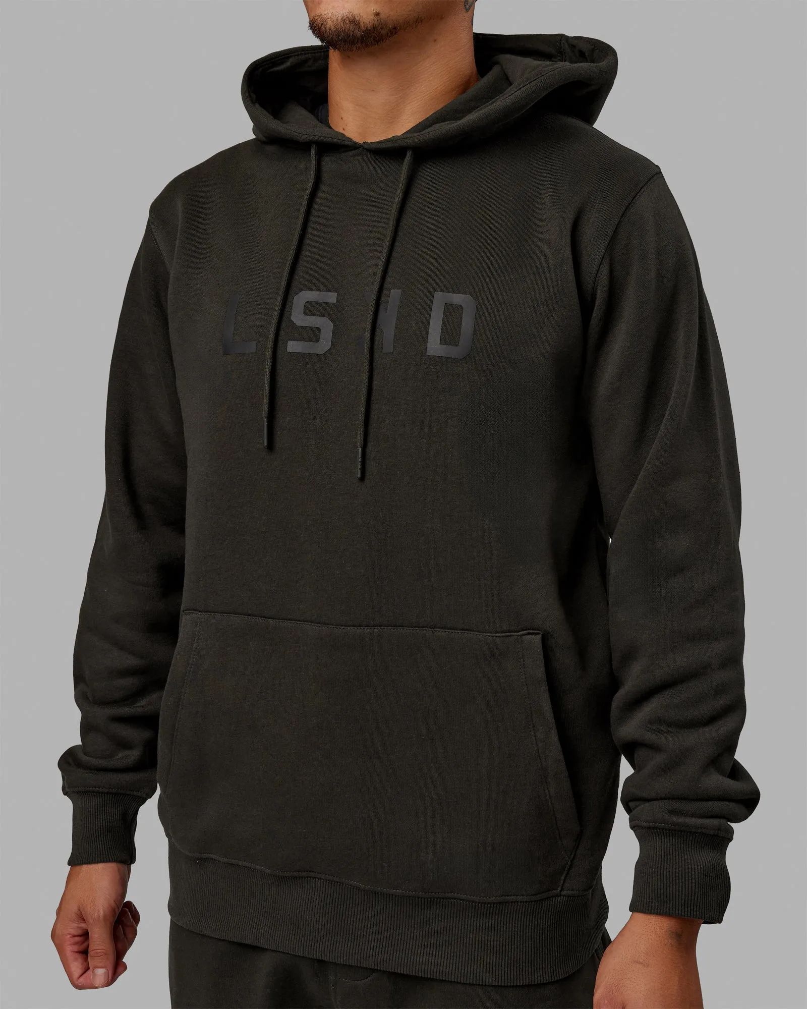 Unisex Structure Hoodie - Pirate Black-Black