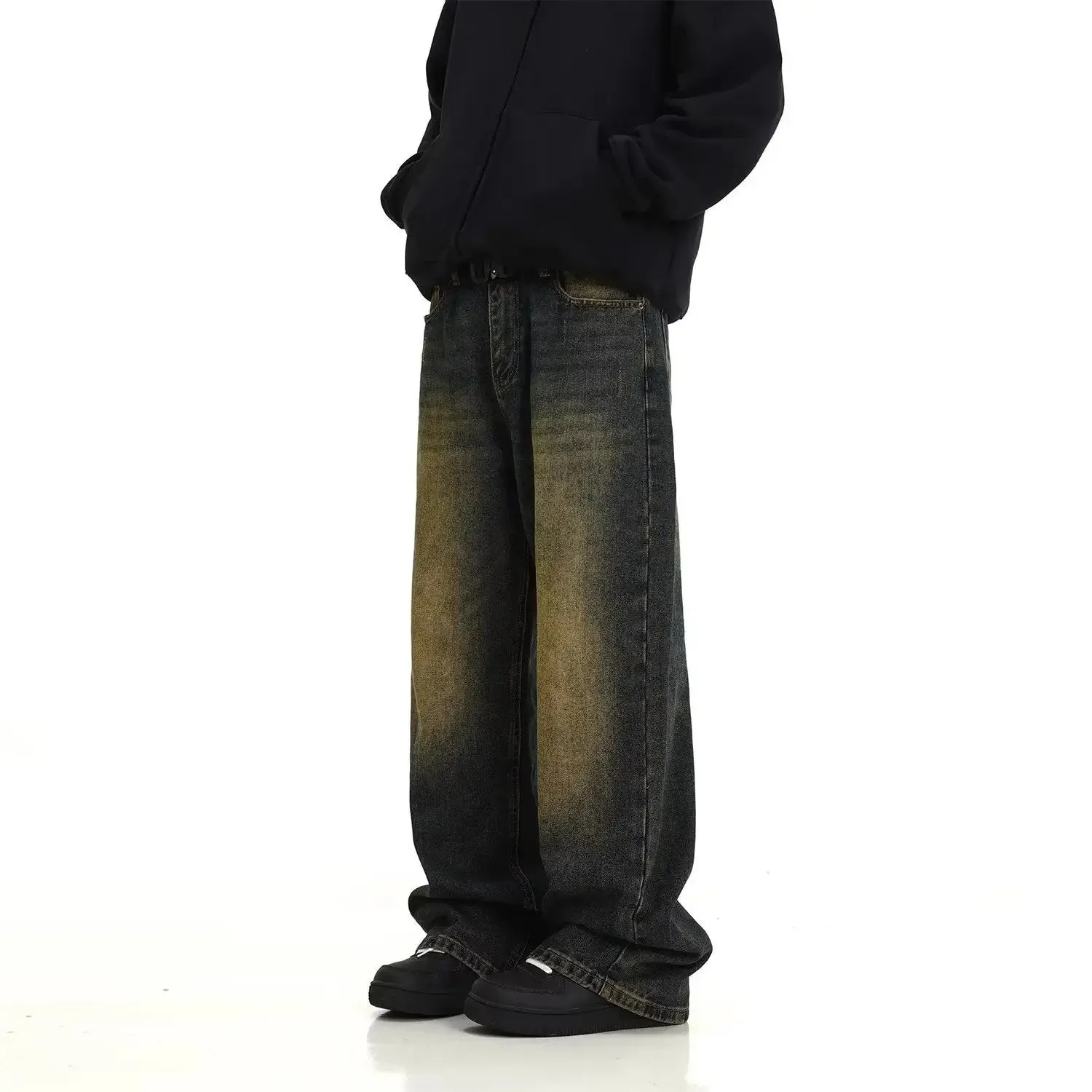 UrbanDenim Vintage Herren Jeans mit lockeren Passform