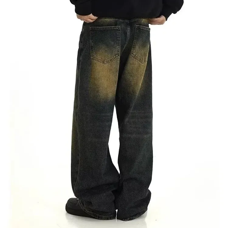 UrbanDenim Vintage Herren Jeans mit lockeren Passform