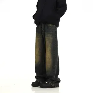UrbanDenim Vintage Herren Jeans mit lockeren Passform
