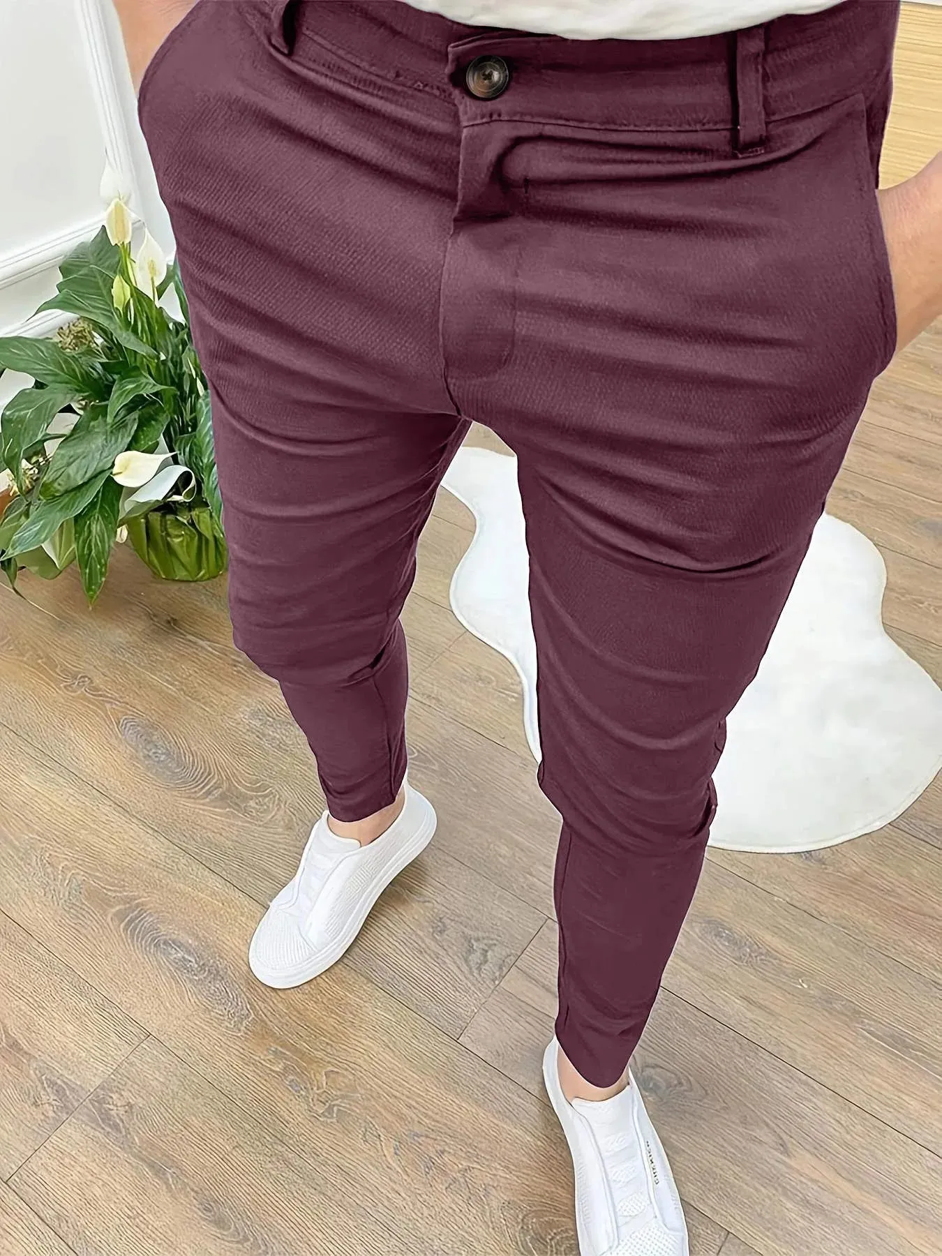 UrbanStyle Herren Stretch-Businesshosen
