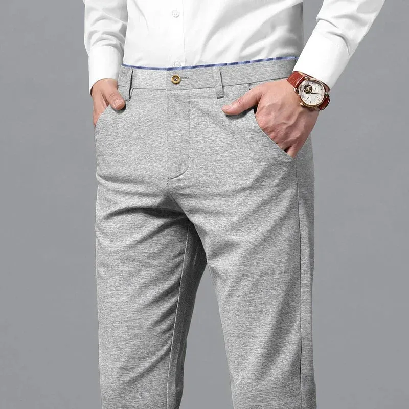 UrbanVibe Sommer Stretch Linen Hosen