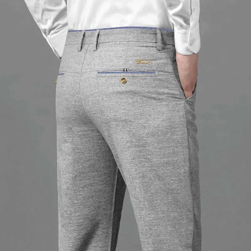UrbanVibe Sommer Stretch Linen Hosen