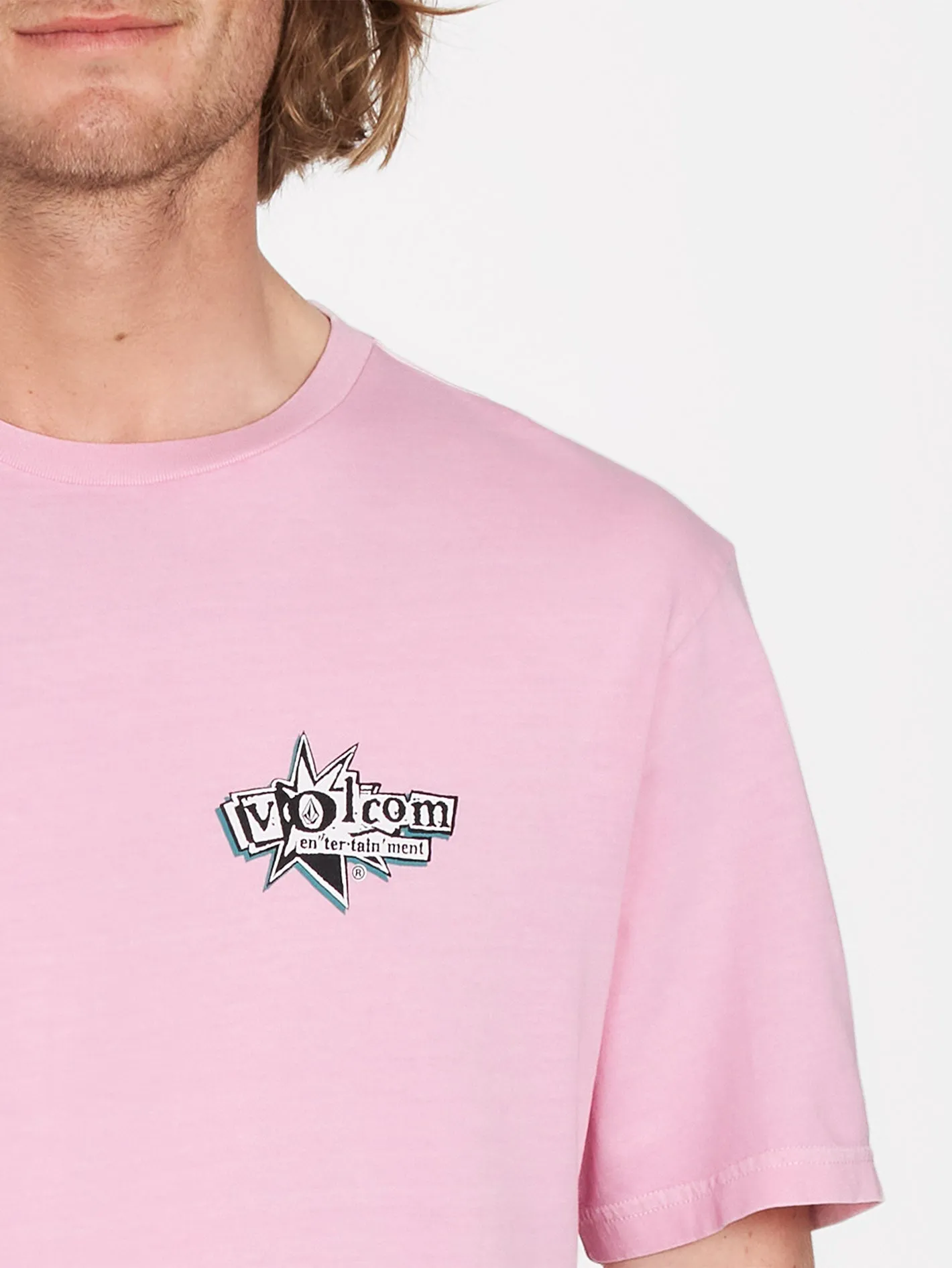 V Entertainment T-shirt - REEF PINK