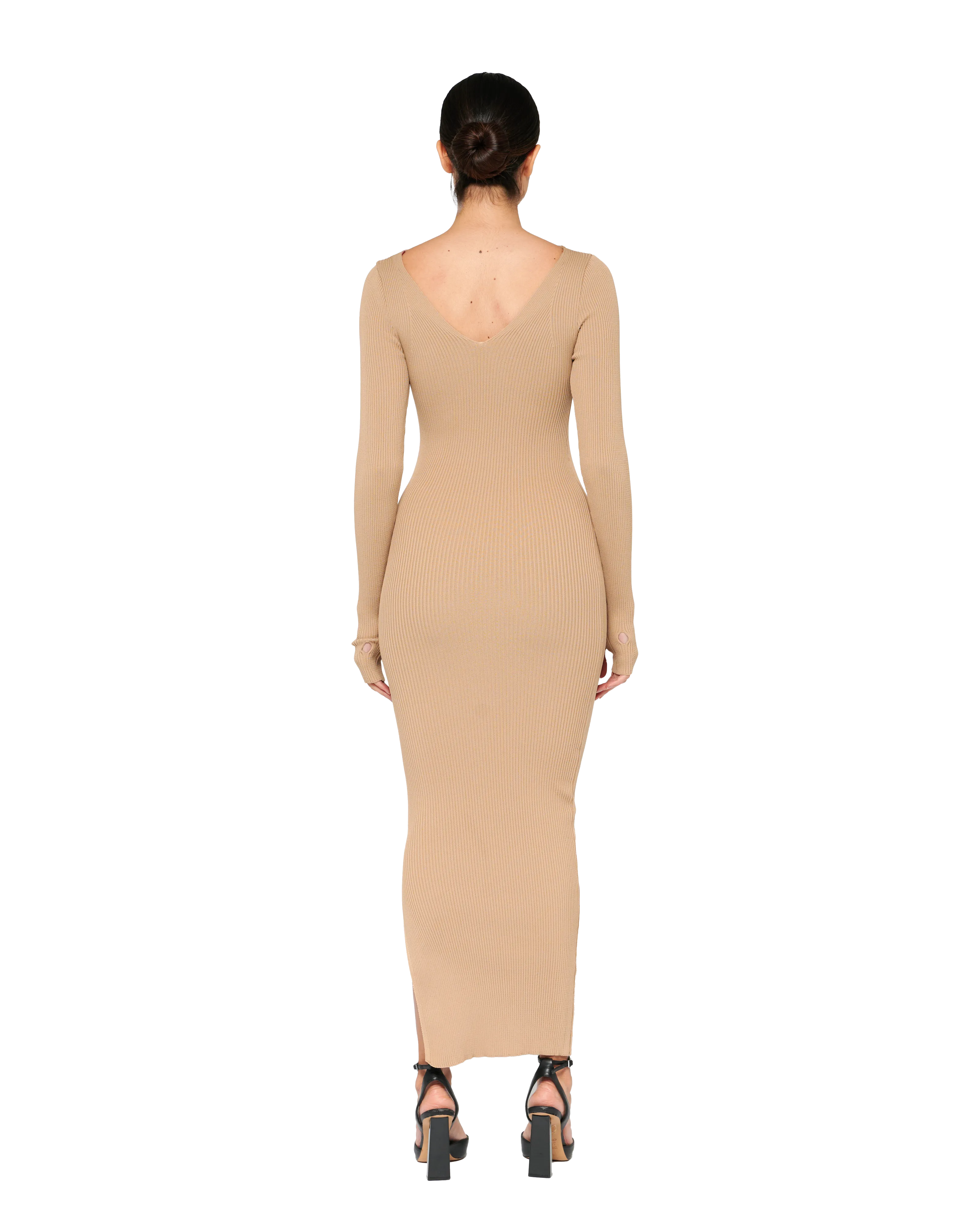 Venetian Elegance Dress - Desert Sand