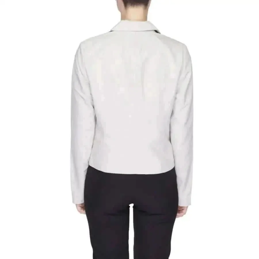 Vero Moda Women's Grey Marl Blazer with Button